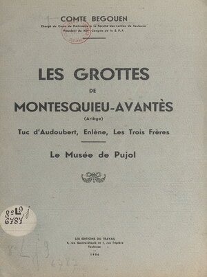 cover image of Les grottes de Montesquieu-Avantès (Ariège)